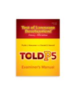 (TOLD-P:5) Test of Language Development–Primary, Fifth Edition